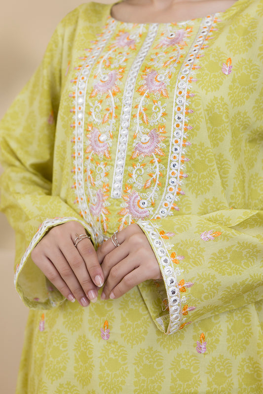 Embroidered Kurta Dupatta Trouser - 1787