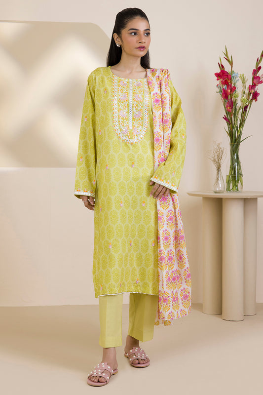 Embroidered Kurta Dupatta Trouser - 1787