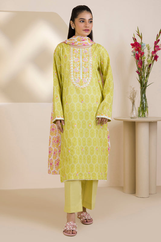 Embroidered Kurta Dupatta Trouser - 1787