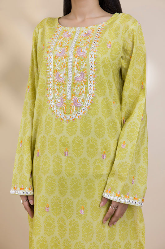 Embroidered Kurta Dupatta Trouser - 1787