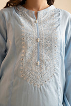 Embroidered Kurta Dupatta Trouser - 1788