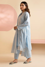 Embroidered Kurta Dupatta Trouser - 1788