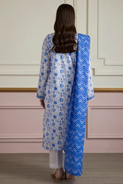 Embroidered Kurta Dupatta Trouser - 1789
