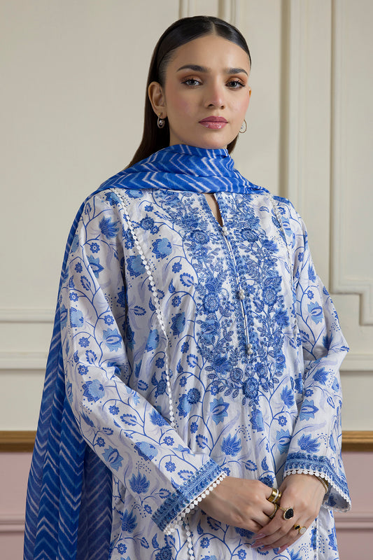 Embroidered Kurta Dupatta Trouser - 1789