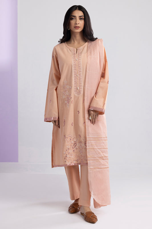 Embroidered Kurta Dupatta Trouser - 1790