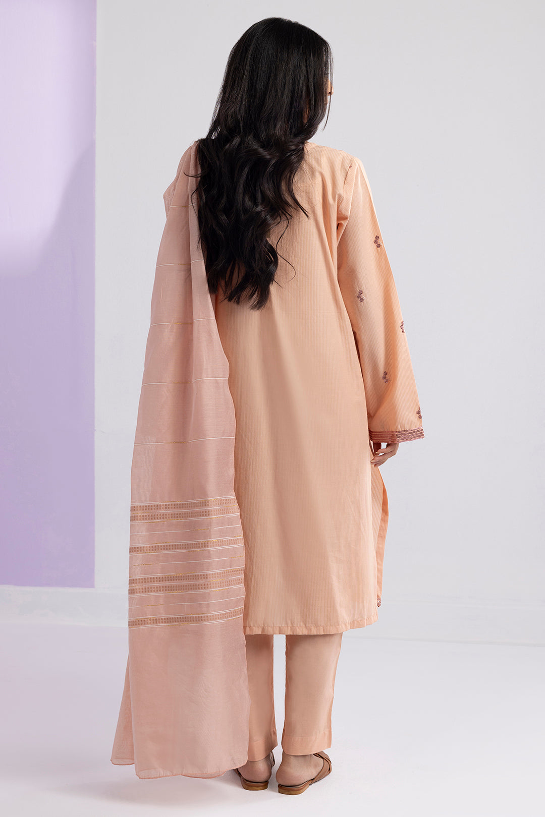 Embroidered Kurta Dupatta Trouser - 1790