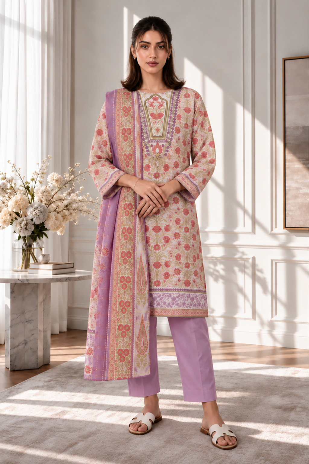 Kurta Dupatta Trouser - 1826
