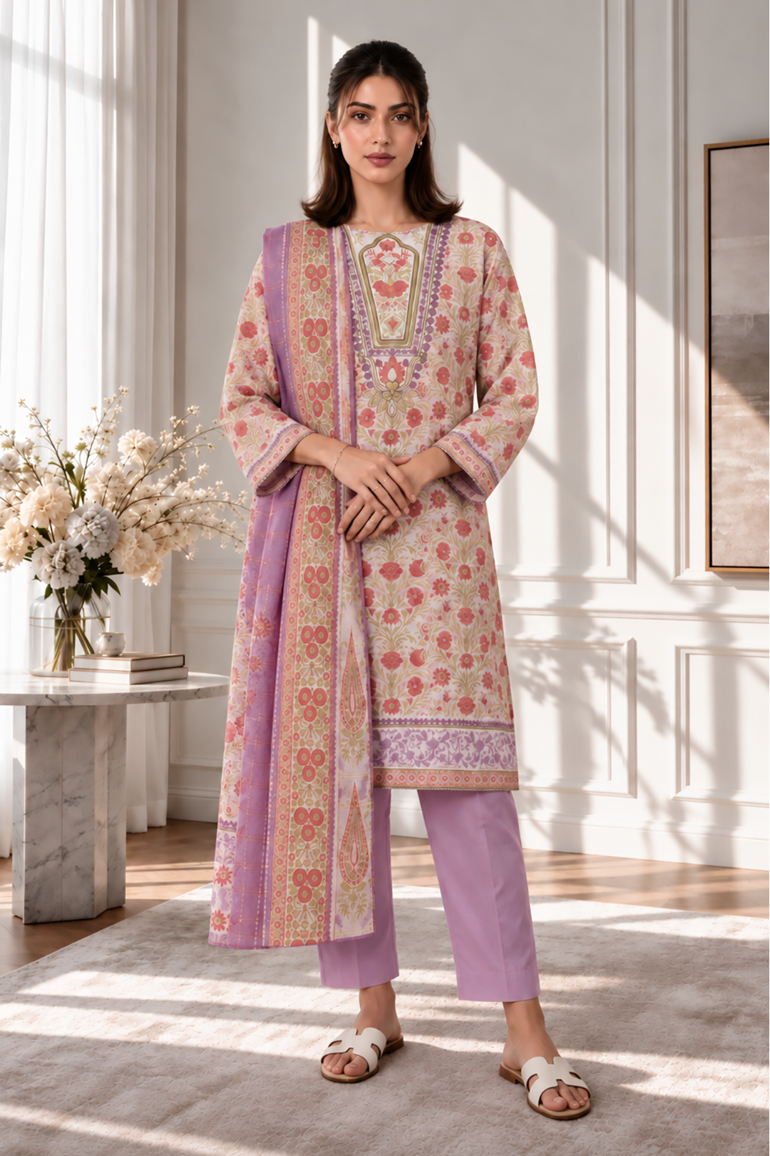 Kurta Dupatta Trouser - 1826