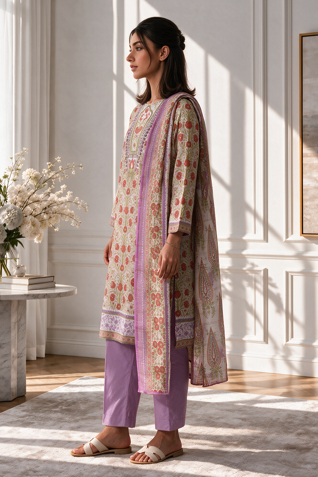 Kurta Dupatta Trouser - 1826