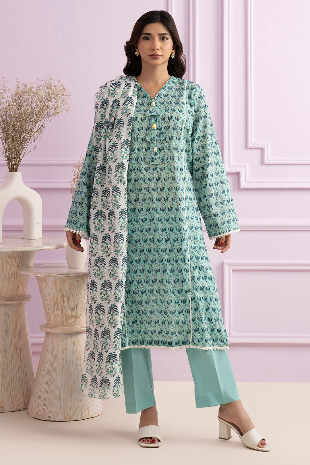 Kurta Dupatta Trouser - 1829