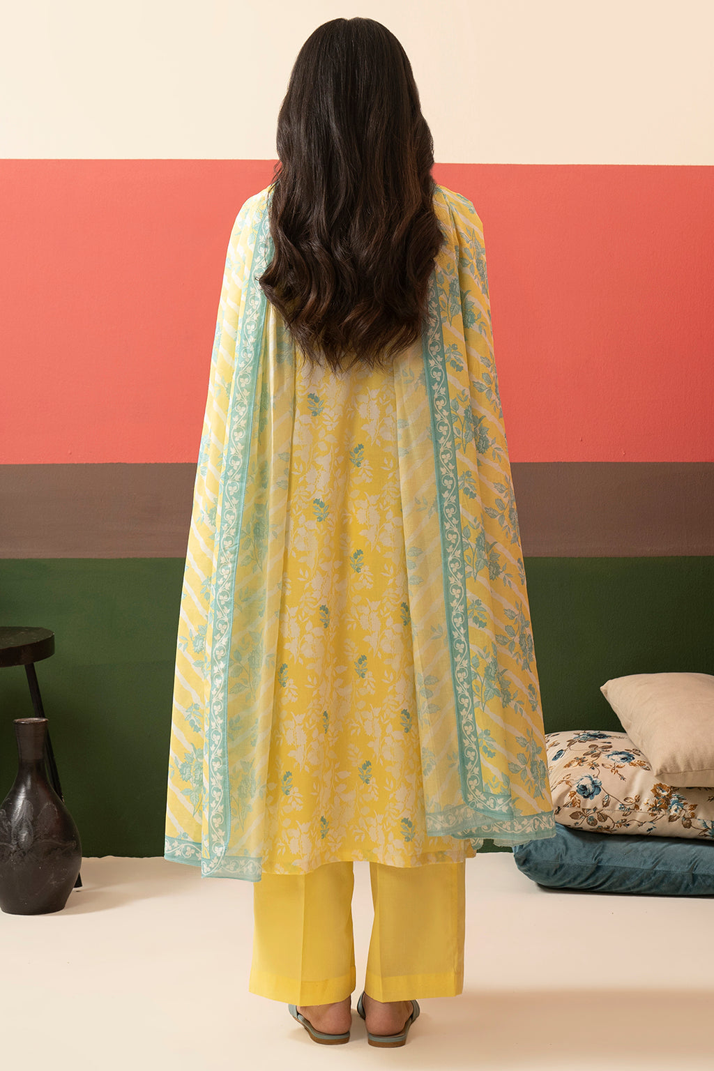 Embroidered Kurta Dupatta Trouser - 1831