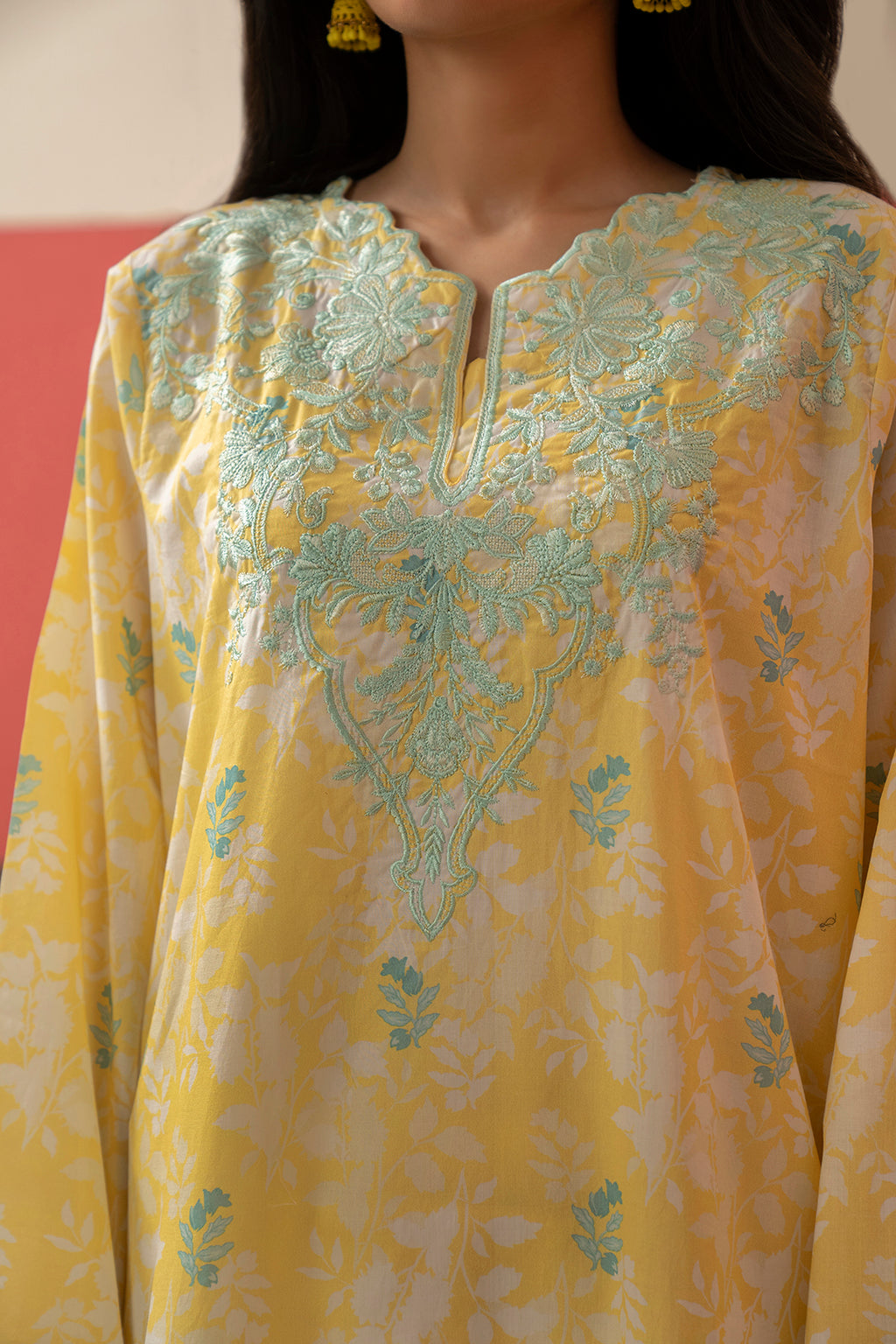 Embroidered Kurta Dupatta Trouser - 1831