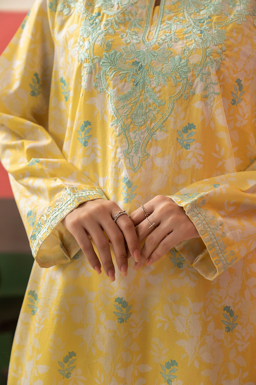 Embroidered Kurta Dupatta Trouser - 1831