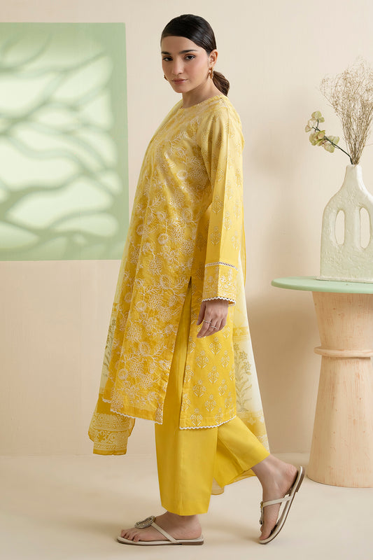Embroidered Kurta Dupatta Trouser - 1832