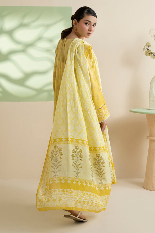 Embroidered Kurta Dupatta Trouser - 1832