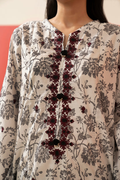 Embroidered Kurta Dupatta Trouser - 1833