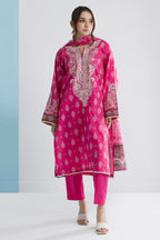 Embroidered Kurta Dupatta Trouser - 1834