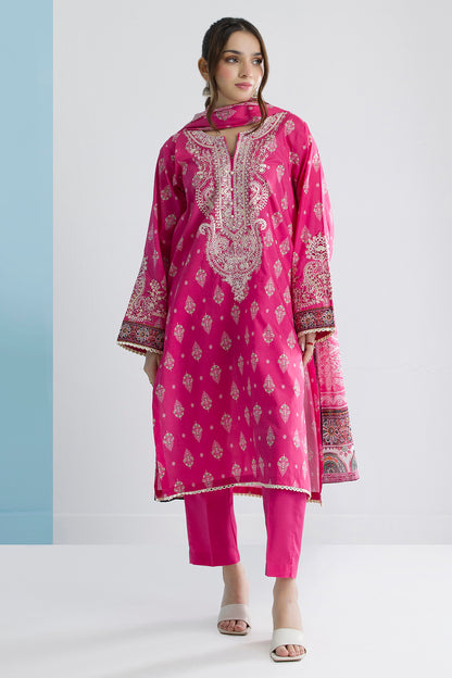 Embroidered Kurta Dupatta Trouser - 1834