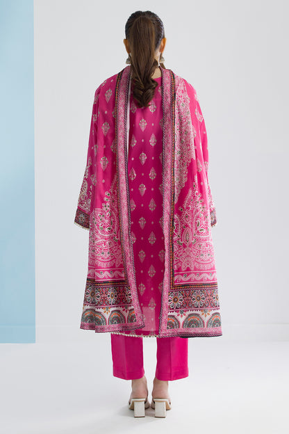 Embroidered Kurta Dupatta Trouser - 1834
