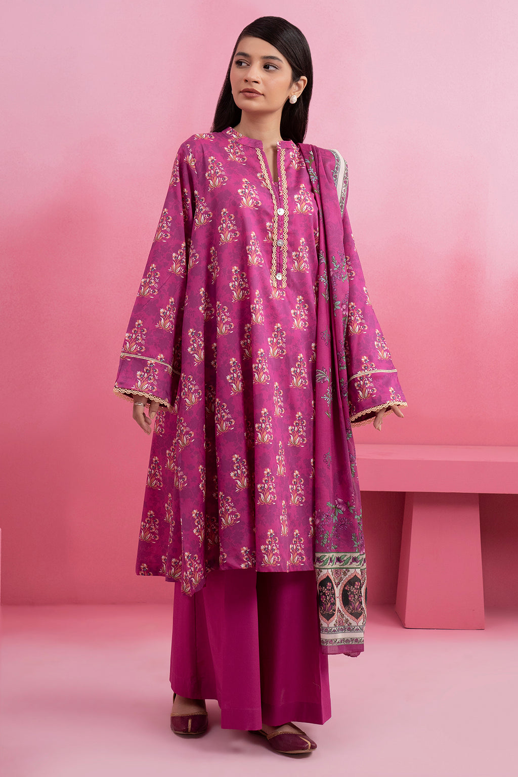 Kurta Dupatta Trouser - 1860