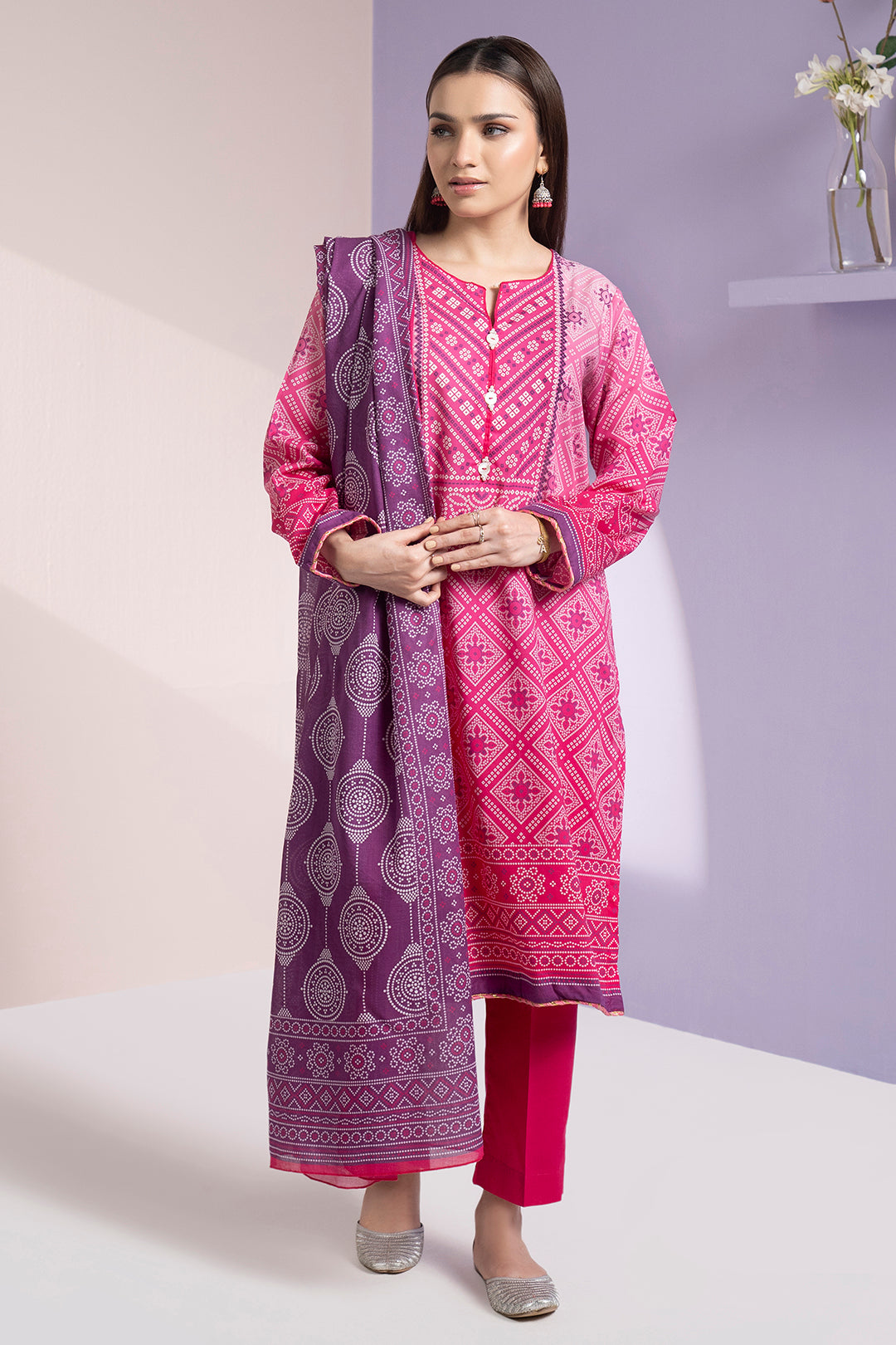 Kurta Dupatta Trouser - 1864