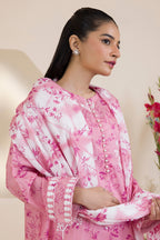 Embroidered Kurta Dupatta Trouser - 1867