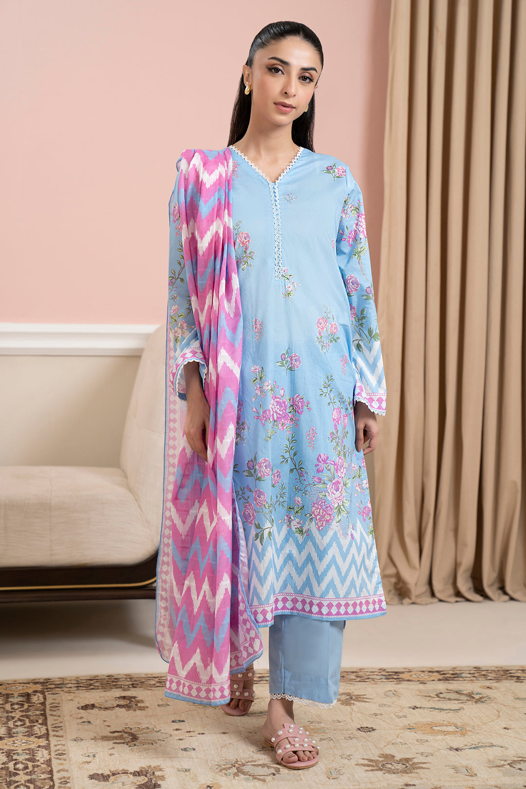 Kurta Dupatta Trouser - 1929