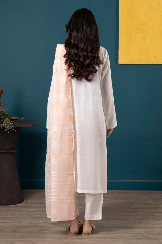 Embroidered Kurta Dupatta Trouser - 1933