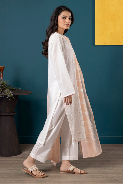 Embroidered Kurta Dupatta Trouser - 1933