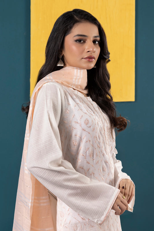 Embroidered Kurta Dupatta Trouser - 1933