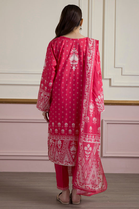 Embroidered Kurta Dupatta Trouser - 1934