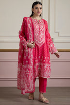 Embroidered Kurta Dupatta Trouser - 1934