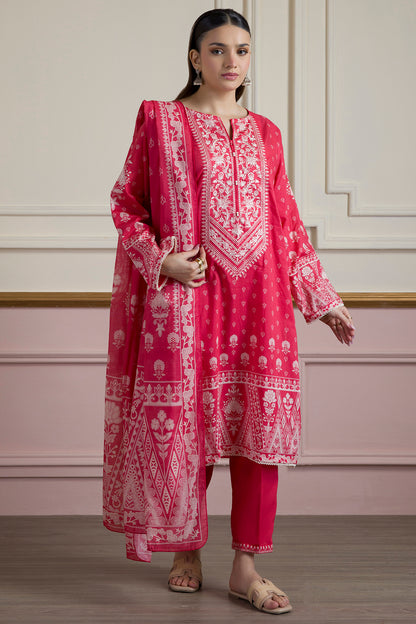 Embroidered Kurta Dupatta Trouser - 1934