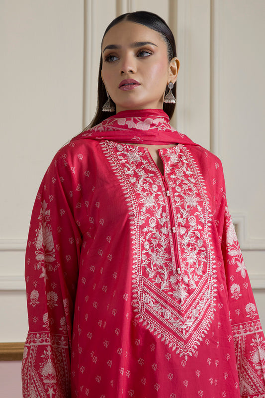 Embroidered Kurta Dupatta Trouser - 1934