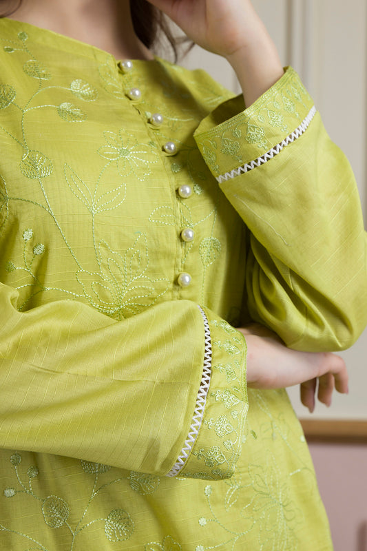Embroidered Kurta Dupatta Trouser - 1935