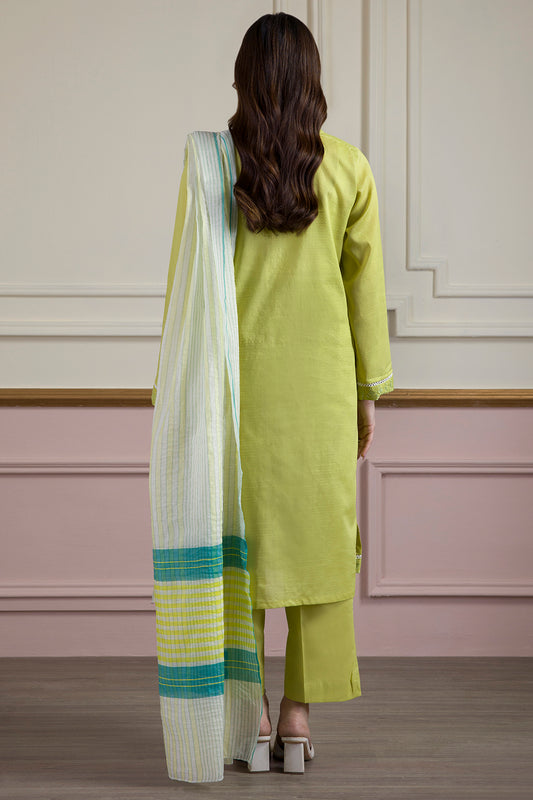 Embroidered Kurta Dupatta Trouser - 1935