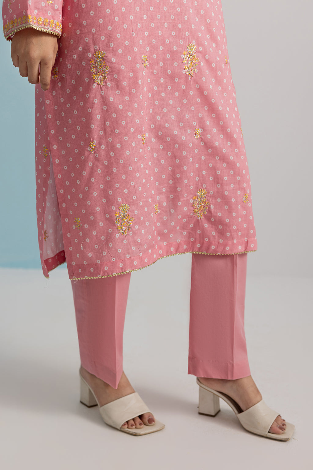 Embroidered Kurta Dupatta Trouser - 1937