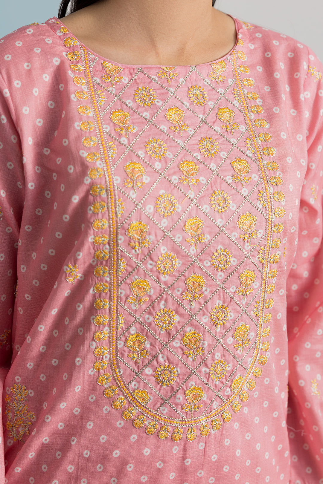 Embroidered Kurta Dupatta Trouser - 1937