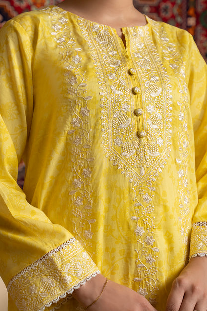 Embroidered Kurta Dupatta Trouser - 1939