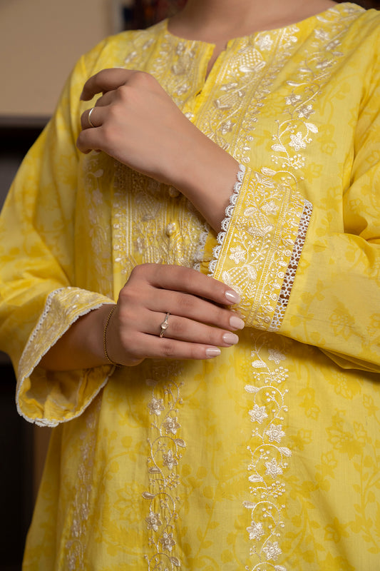 Embroidered Kurta Dupatta Trouser - 1939