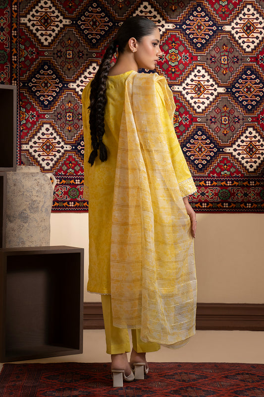 Embroidered Kurta Dupatta Trouser - 1939