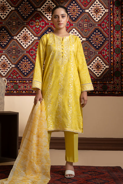 Embroidered Kurta Dupatta Trouser - 1939