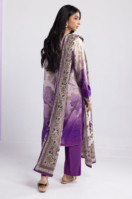 Embroidered Kurta Dupatta Trouser - 1940