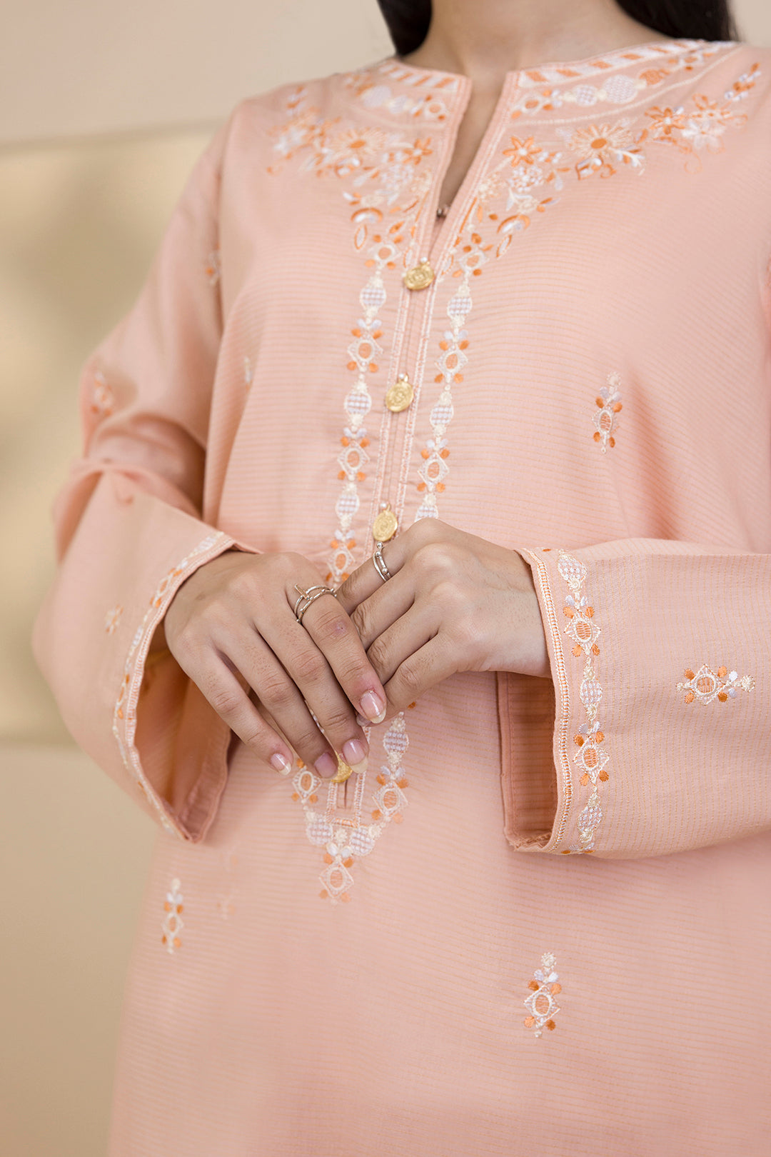Embroidered Kurta Dupatta Trouser - 1941