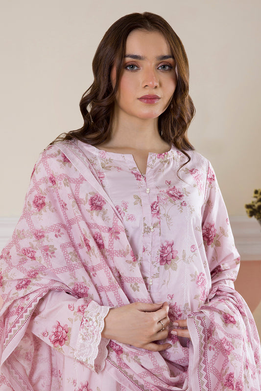 Embroidered Kurta Dupatta Trouser - 1988