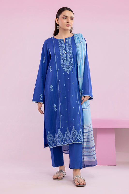 Embroidered Kurta Dupatta Trouser - 1989