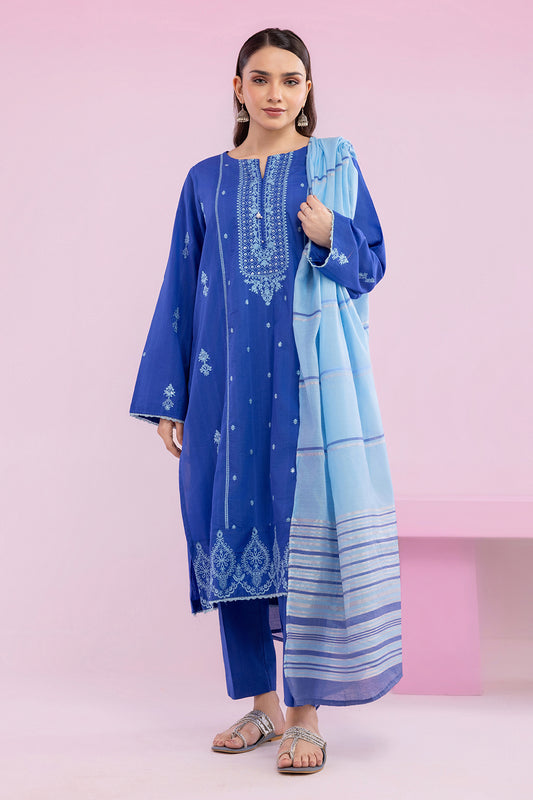 Embroidered Kurta Dupatta Trouser - 1989