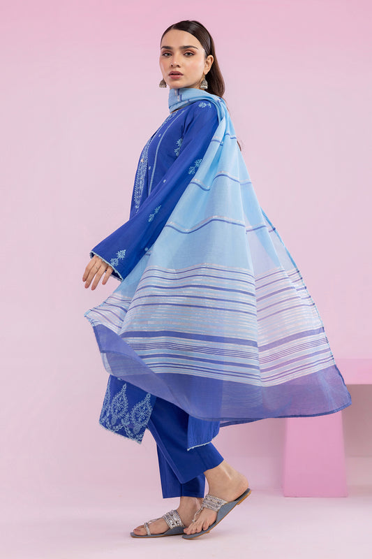 Embroidered Kurta Dupatta Trouser - 1989