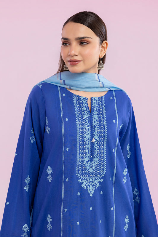 Embroidered Kurta Dupatta Trouser - 1989