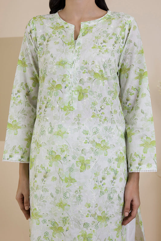 Embroidered Kurta Dupatta Trouser - 1990